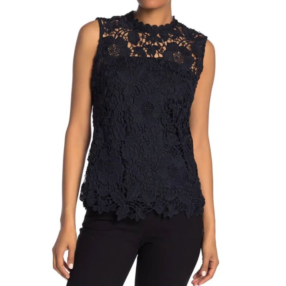 NANETTE LEPORE Sleeveless Top with Lace